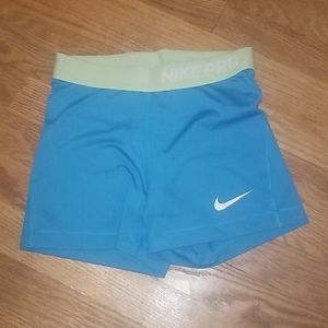 Nike pro spandex shorts